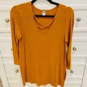 Mustard yellow tunic